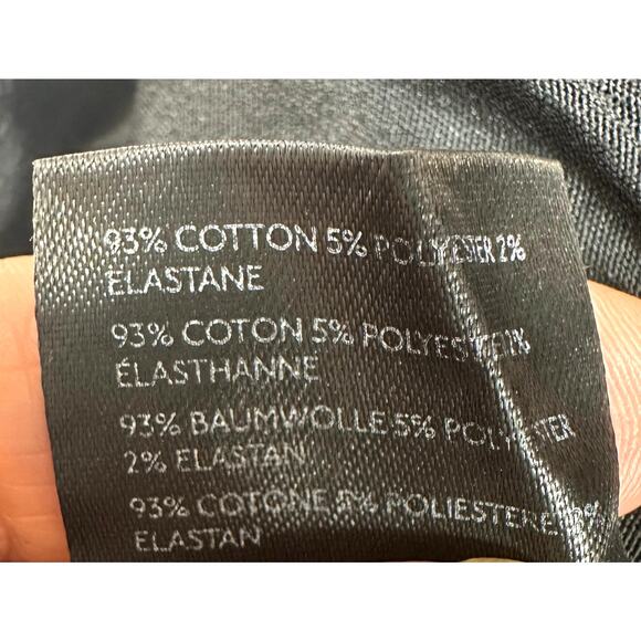 Free People We the Free High Rise Raw Hem Skinny Jeans Black 30 - Picture 14 of 15